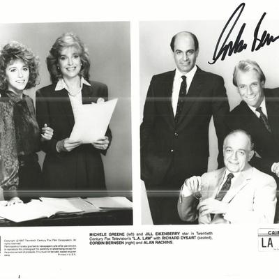 LA Law Corbin Bernson signed photo