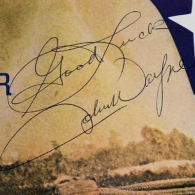 John Wayne signed America, Why I Love Her album