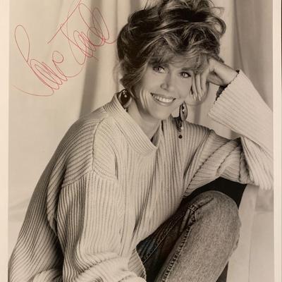 Jane Fonda  signed photo