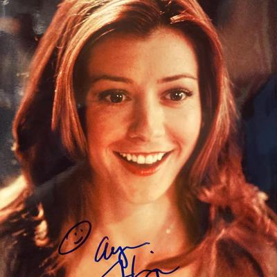 Alyson Hannigan signed photo
