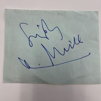 Simply Red Mick Hucknall signature cut