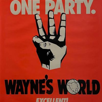 Wayne's World 1992 original movie poster
