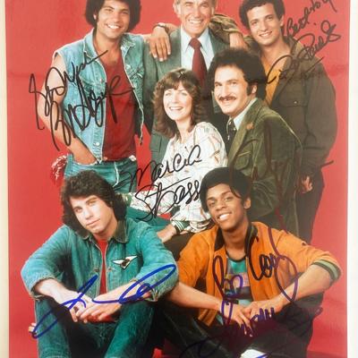Welcome Back, Kotter cast signed photo