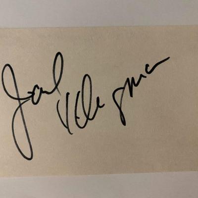 The Odd Couple Jack Klugman signature cut