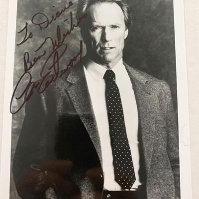 Clint Eastwood signed photo