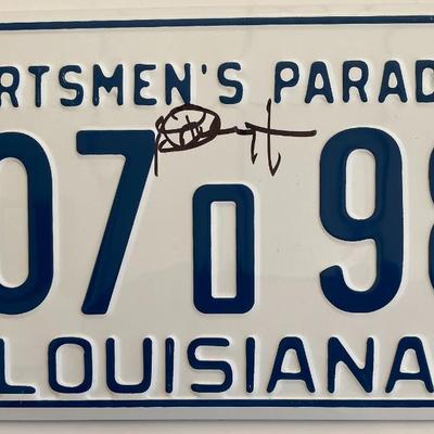 Jaws Richard Dreyfuss signed license plate
