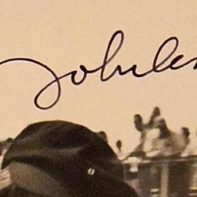 John & Yoko Lennon signed promo photo