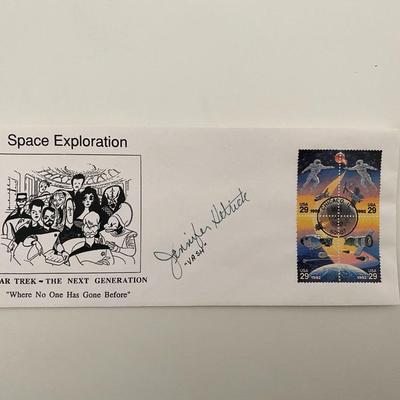 Star Trek: The Next Generation Jennifer Hetrick
signed cover