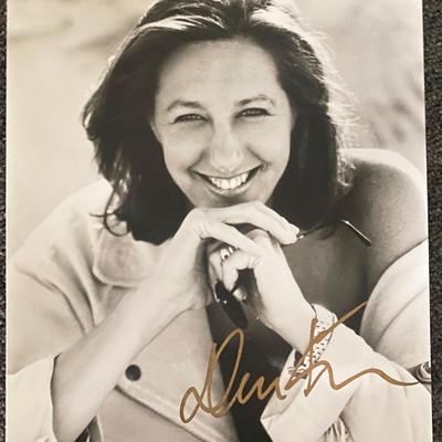 Fashion Designer Donna Karan signed photo