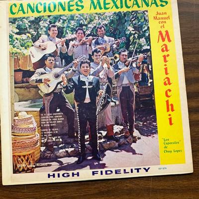 Juan Manuel Y Sus Mariachis ‎– Canciones Mexicanas Album