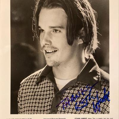Reality Bites Ethan Hawke signed movie photo