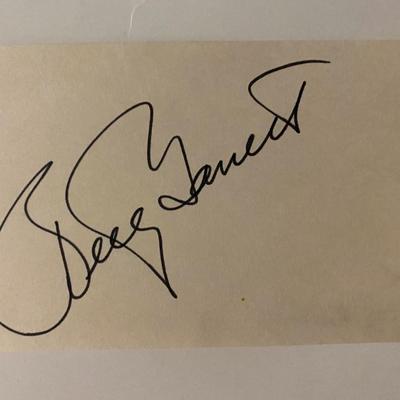 Betty Garrett signature cut