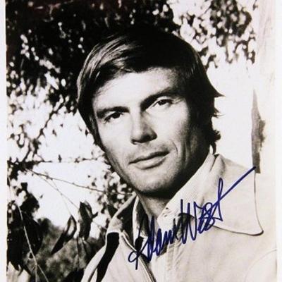Adam West signed portrait photo