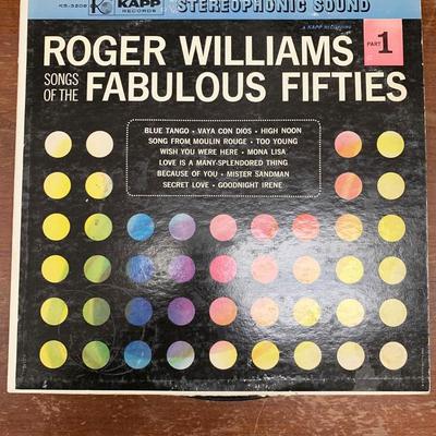 Roger Williams Songs of the Fabulous 50's Album
