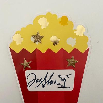 Joe Alves Signed Popcorn Card