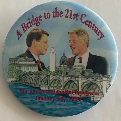 53rd inauguration commemorative Bill Clinton pin