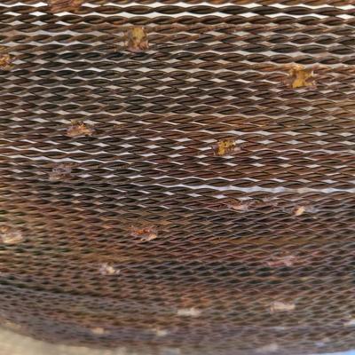 Wooden Bird Art and Mesh Basket (D-EL)