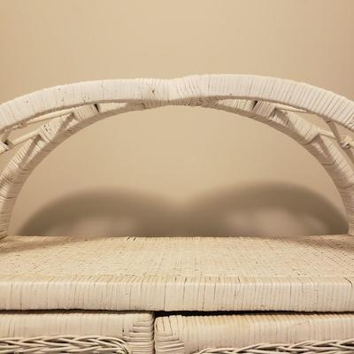 Wicker Over-The-Toilet Storage Unit (PBB-KD)