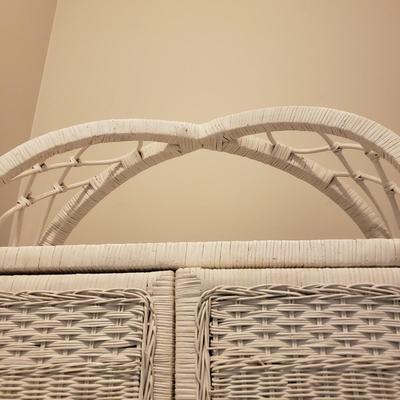Wicker Over-The-Toilet Storage Unit (PBB-KD)