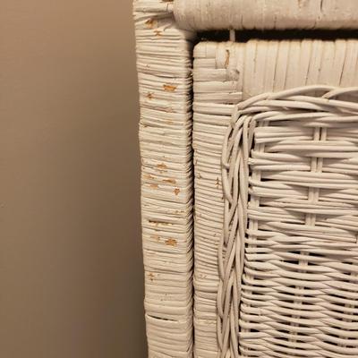 Wicker Over-The-Toilet Storage Unit (PBB-KD)