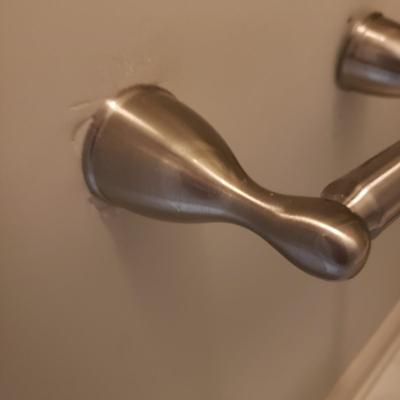 Two Stainless Grab Bars and TP Holder (PBB-KD)