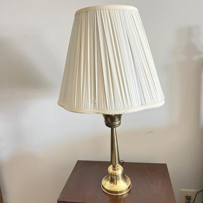 Pair of Vintage Brass Table Bed Side Lamps