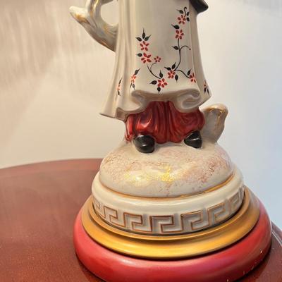 Vintage Pair of Porcelain Oriental Table Lamps