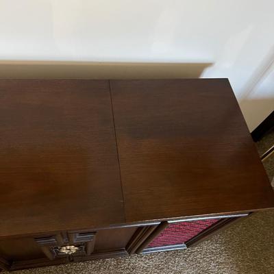 Vintage Sears Silvertone Stereo Radio Phonograph Music Console System