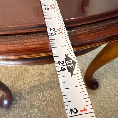 Pair of Queen Anne Style End Tables