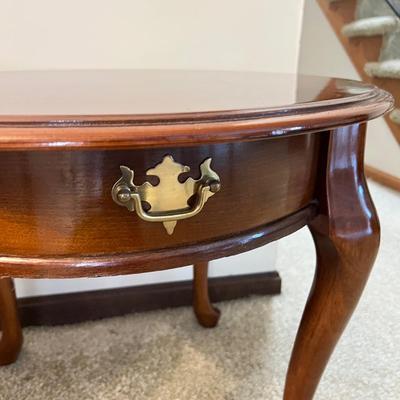Pair of Queen Anne Style End Tables