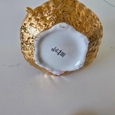 Dixon Art 22Kt Gold Glazed Teapot – Mid-Century Glam Collector's Piece