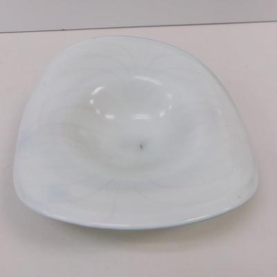 Glass Swirl With Flower Hat #39