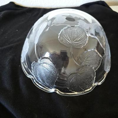 Vintage Glass Party Sets – "Rose dip bowl + "Casandra" Bowl w/ Pasari Liva Pressed Clear Mug Roses Frosted Indonesia Mugs