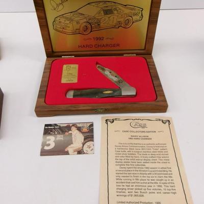 Case XX 1992 Hard Charger Davey Allison Knife With Case #9