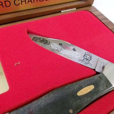 Case XX 1992 Hard Charger Davey Allison Knife With Case #9