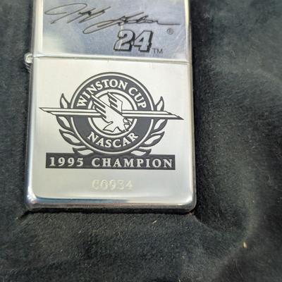 1995 Champion Case XX Jeff Gordon Knife & Zippo Lighter #11
