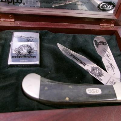 1995 Champion Case XX Jeff Gordon Knife & Zippo Lighter #11