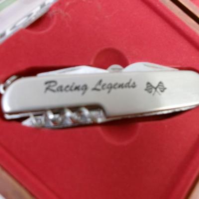 Racing Legends Authentic Card & Knife Collector Set Jeff Gordon 4 Time Champion #12