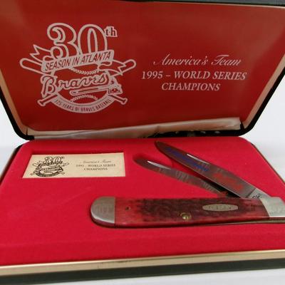 Braves America's Team 1995 World Series Champions Case Knife #19