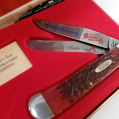 Braves America's Team 1995 World Series Champions Case Knife #19