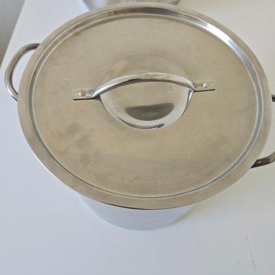 Heavy-Duty Stainless Steel Stock Pot Set – 2 Pots + Lids