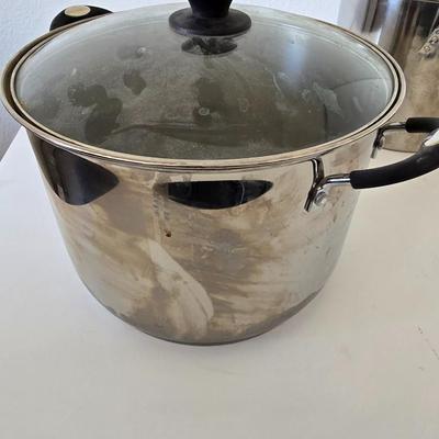 Heavy-Duty Stainless Steel Stock Pot Set – 2 Pots + Lids