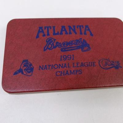Case XX Atlanta Braves 1991 National League Champs Knife #22