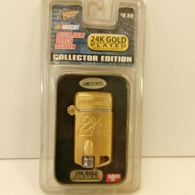 NASCAR Jeff Gordon 24K Gold Plated Collector Edition Lighter