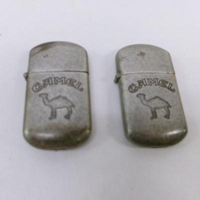 Vintage Silver Camel Lighters