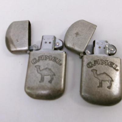 Vintage Silver Camel Lighters
