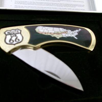 Route 66 Folding Pocket Knife