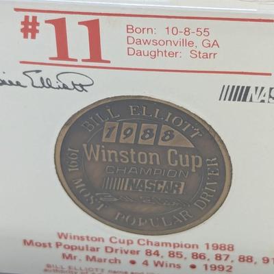 "Awesome Bill" Elliott Winston Cup Coin
