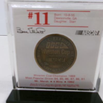 "Awesome Bill" Elliott Winston Cup Coin