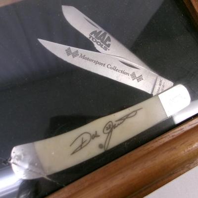 Mac Tools Racing 2 Blade / 4 PC Knife Set In Shadow Box - Motorsport Collection